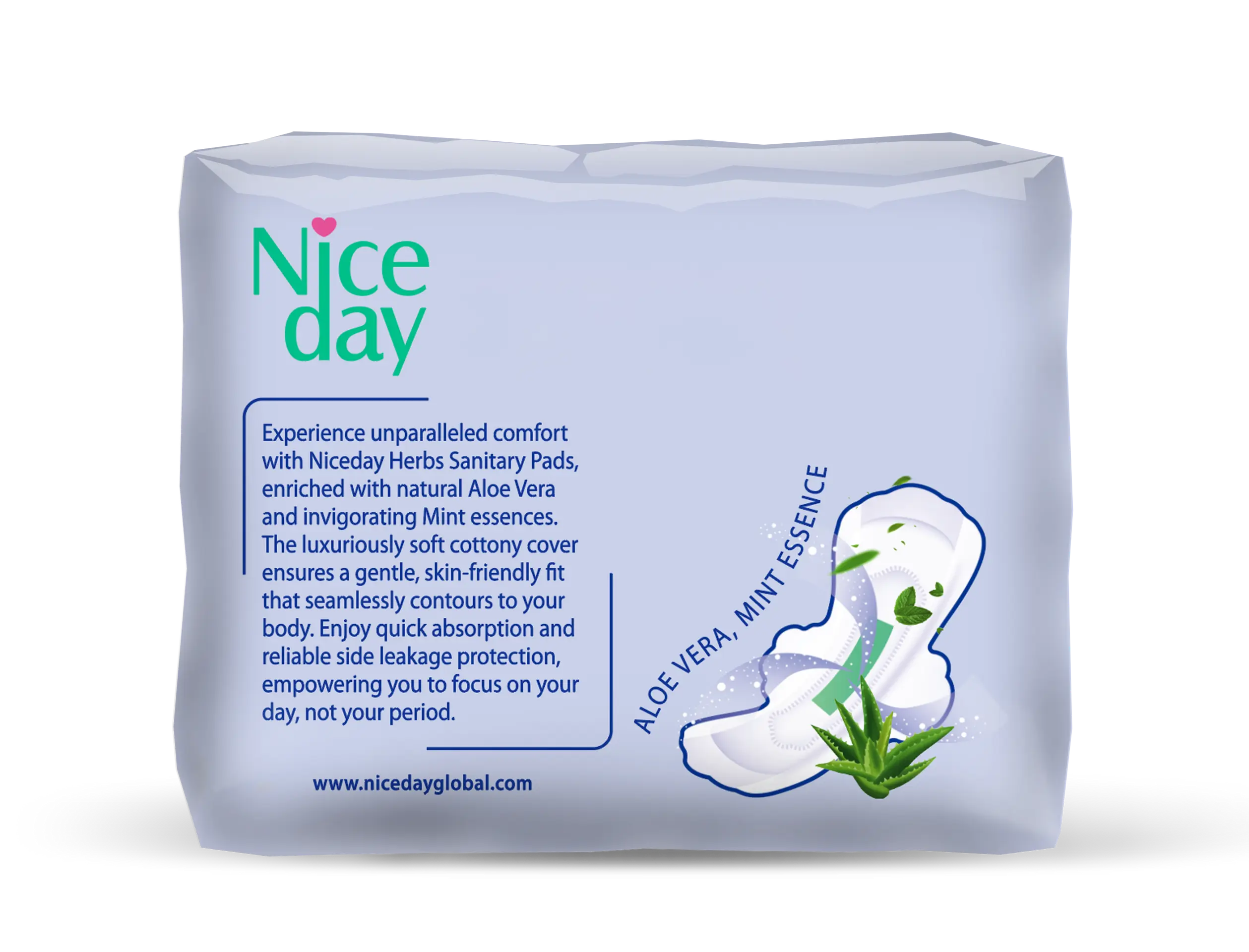 Nice Day Sanitary Pads  Herbs night 285 mm 8 pc - view 2