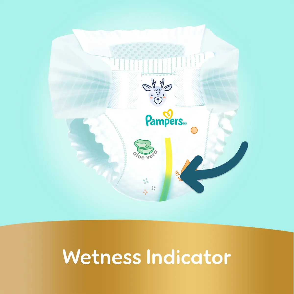 Pampers Diapers Ultimate Comfort Taped Size 5 Aloe Vera Lotion & Vitamin E 84 Diapers  - view 7