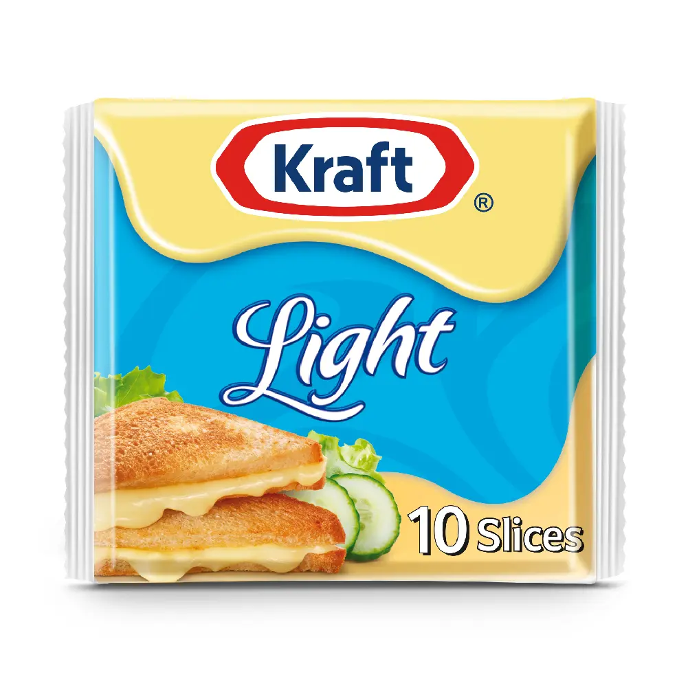 Kraft Cheese Slices Light 10 Pcs 200g - view 1