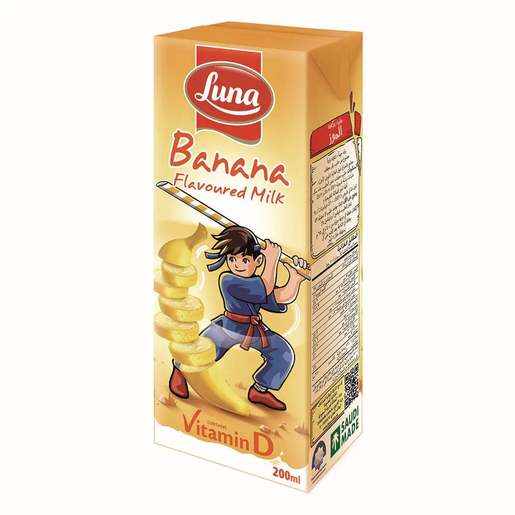Luna Banana Flavoured Milk 18 pcs 200 ml - view 2