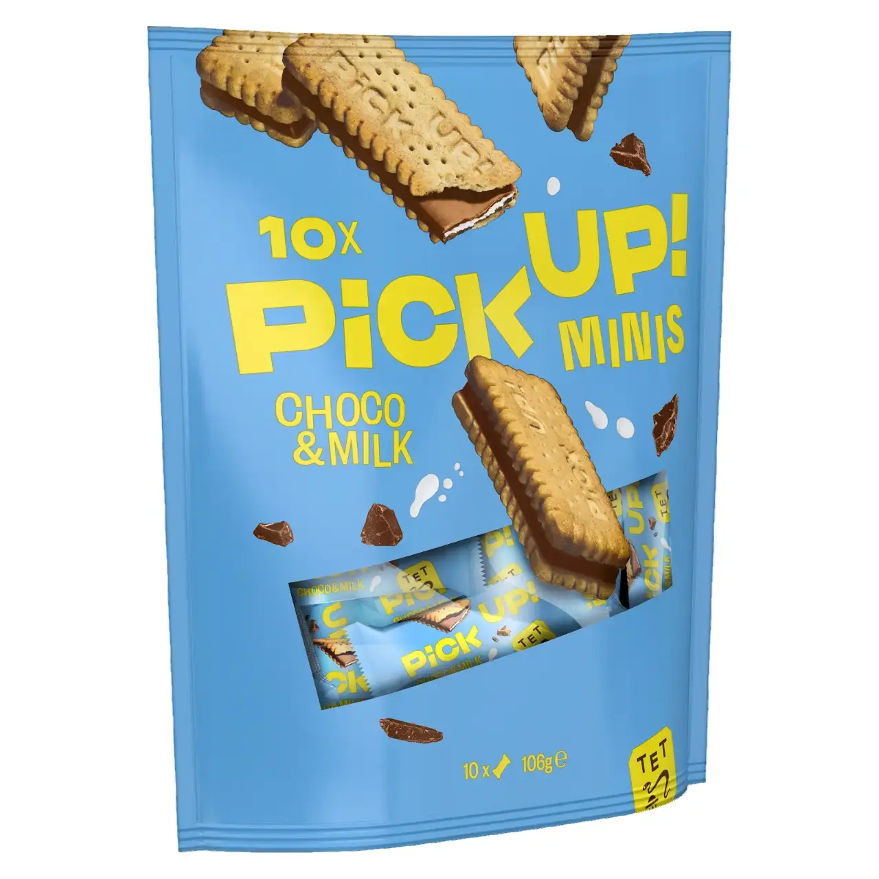 Bahlsen Pick Up Minis Biscuit Choco & Milk Pack 106 gm - view 1