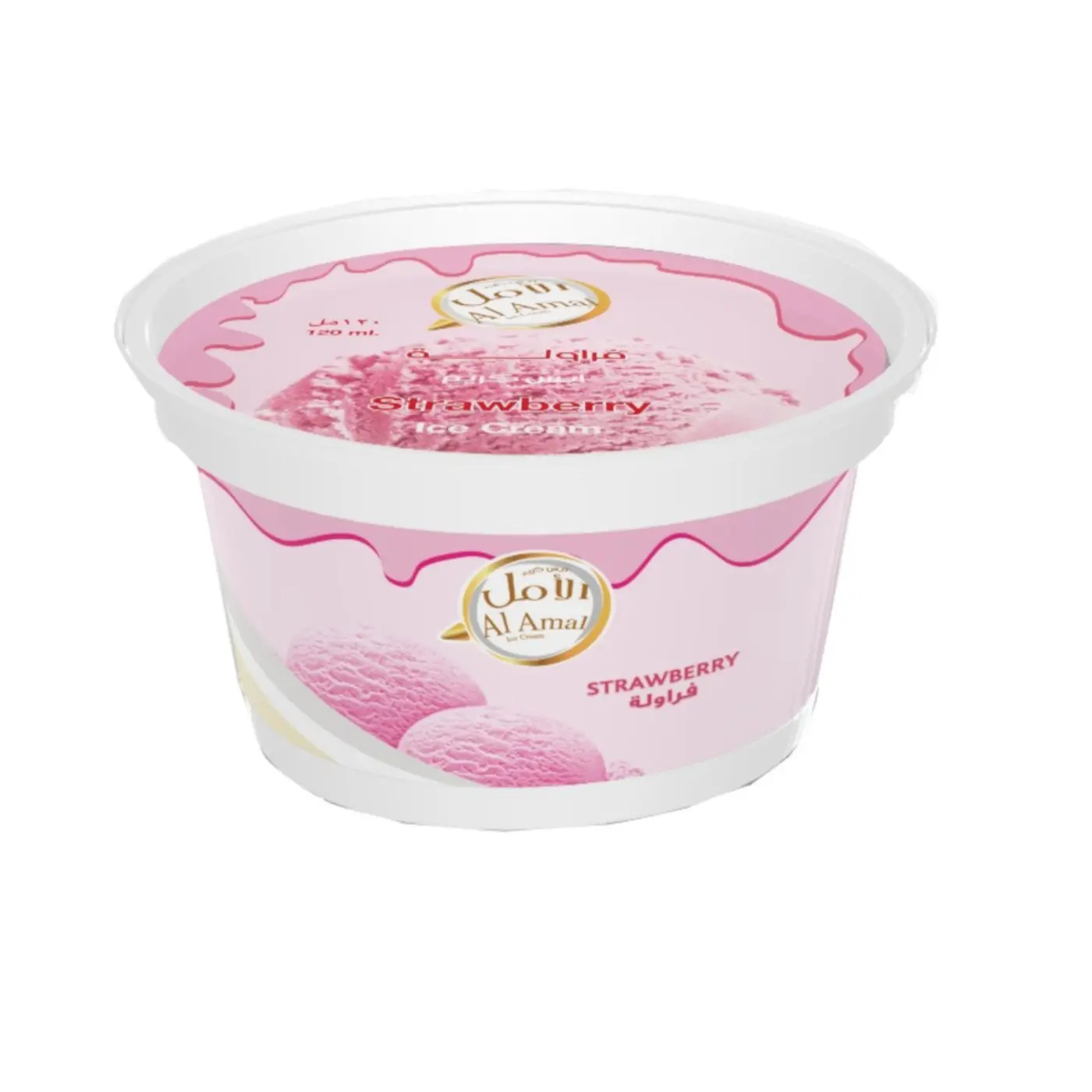 Al Amal Ice Craem CUP STRAWBERRY 100 ml - view 1