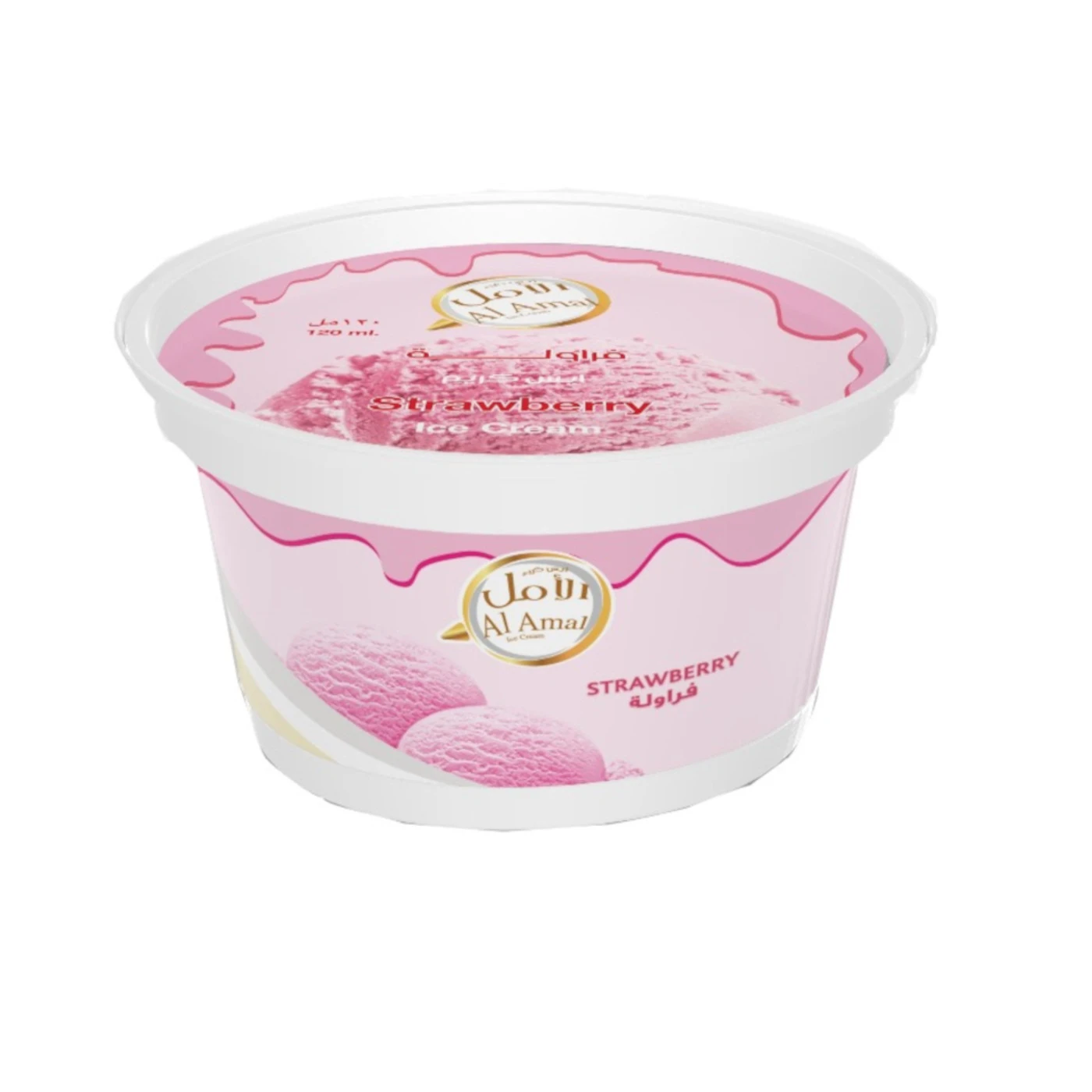 Al Amal Ice Craem CUP STRAWBERRY 100 ml