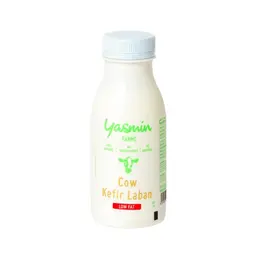 Yasmin Farms Kefir Laban Low Fat Plastic Bottle 250 ml
