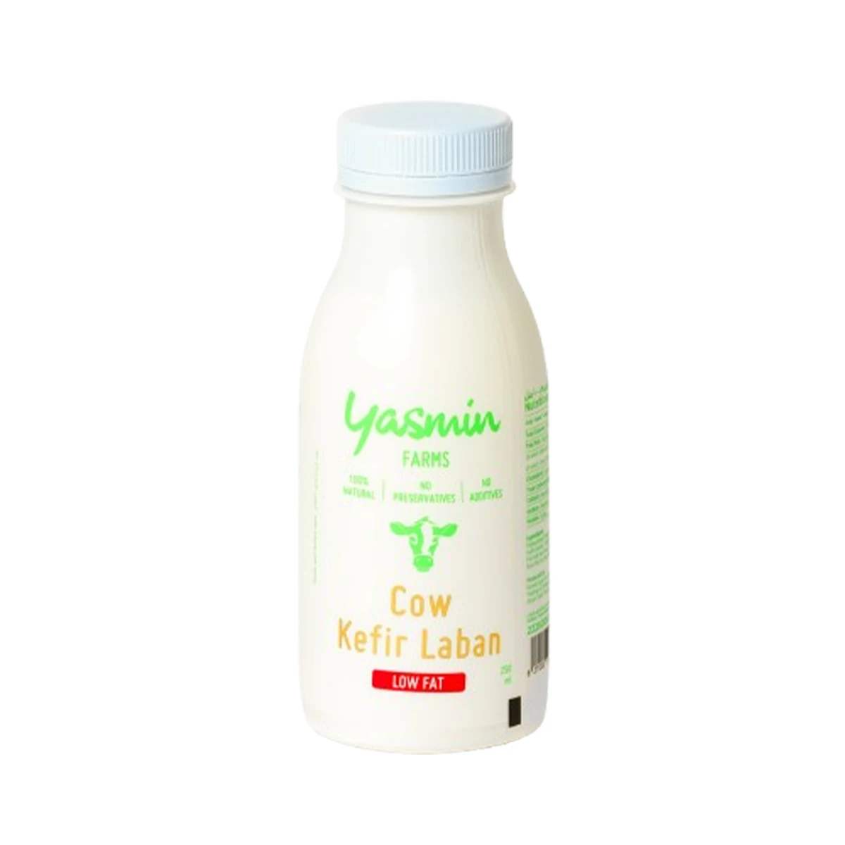 Yasmin Farms Kefir Laban Low Fat Plastic Bottle 250 ml