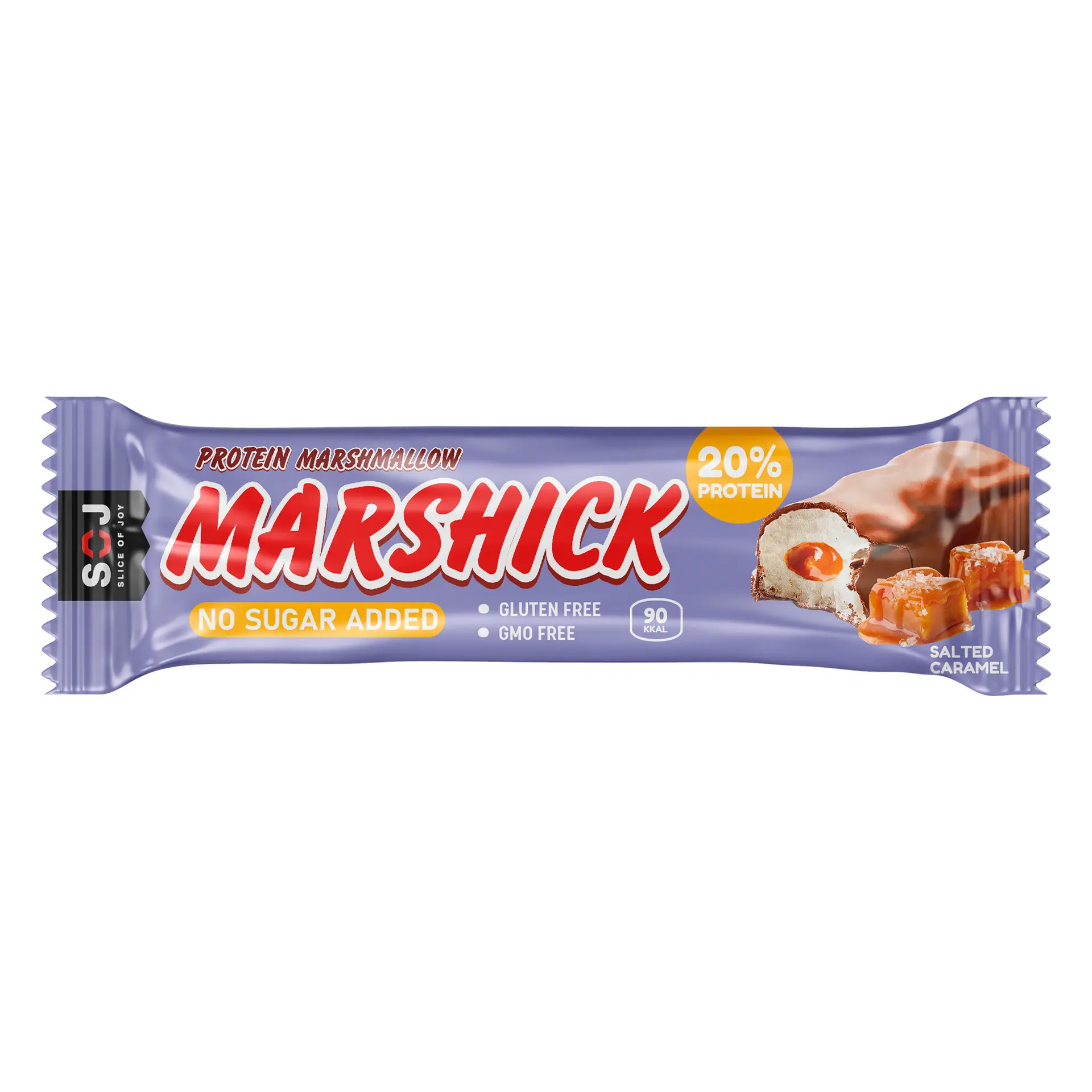 Soj Protein Marshmallow Salted Craamel Sugar And Gluten Free 30 gm - view 1