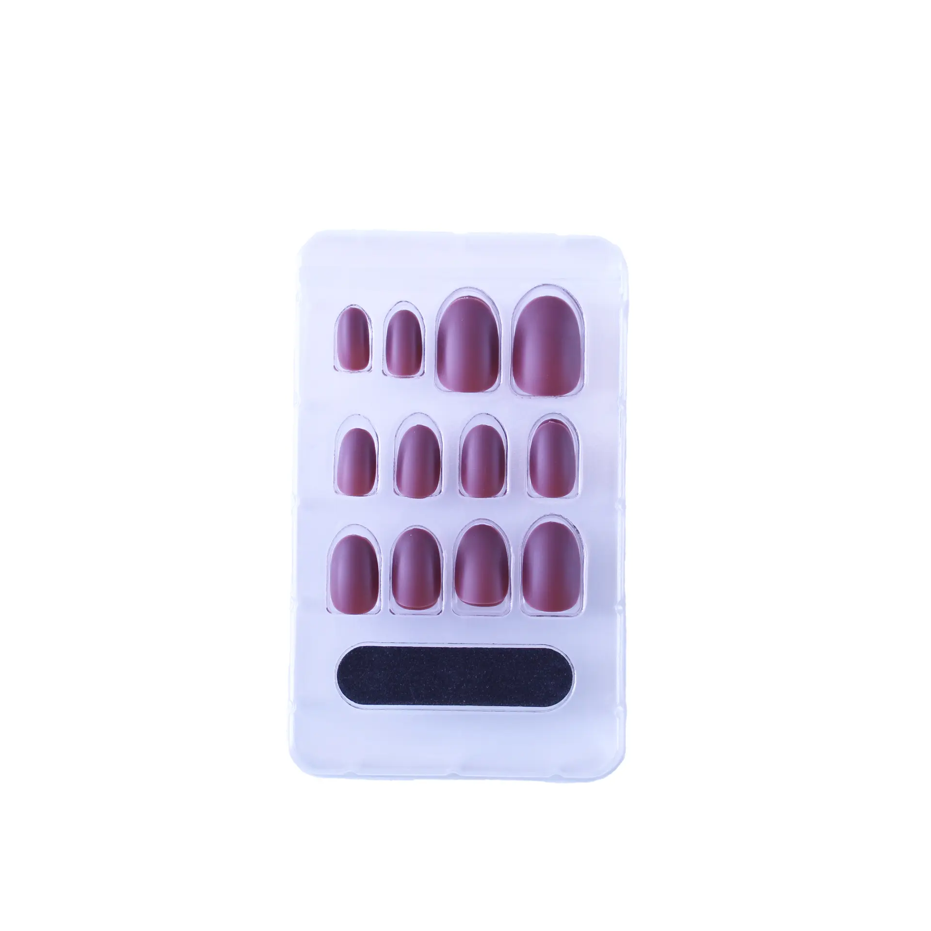Jazly Press on Nails Matte Mauve - view 2