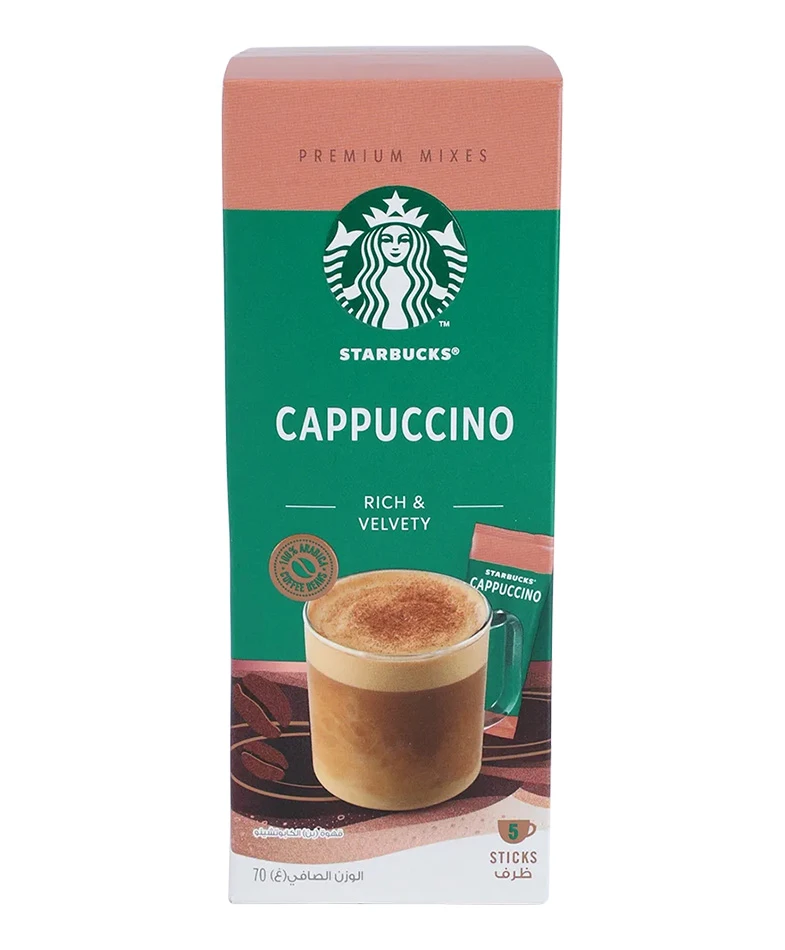 Starbucks Cappuccino Premium Instant Coffee Mix 5 pcs 14 gm