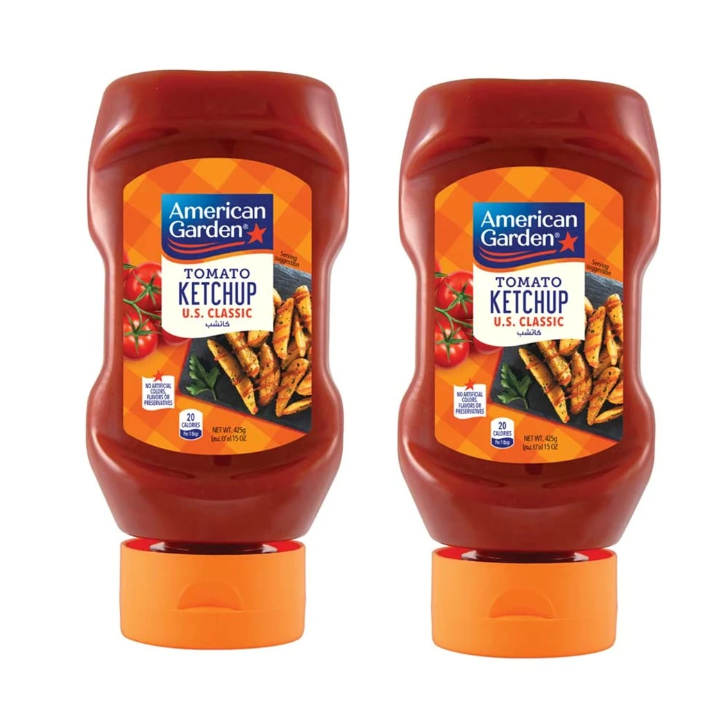 American Garden Tomato Ketchup Squeeze 2 pcs 15 Oz 