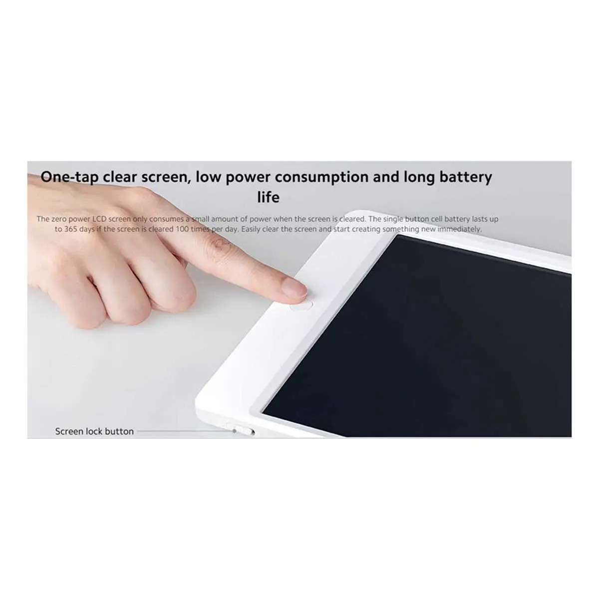Xiaomi LCD Writing Tablet 13.5 inch Color Edition with Pen White - view 4