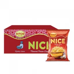 Kitco Nice Potato Chips Lightly Salted 20 pcs 20 gm