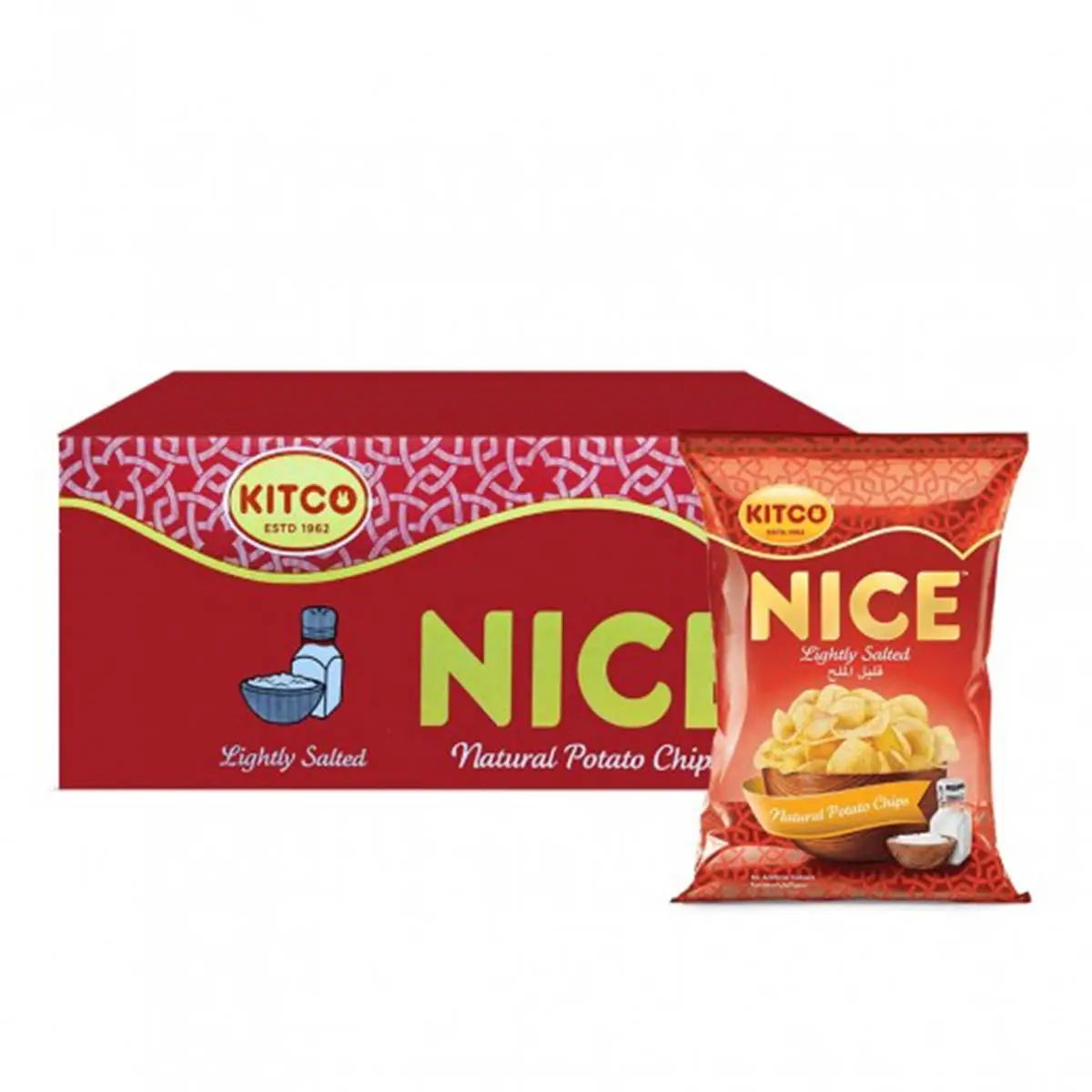 Kitco Nice Potato Chips Lightly Salted 20 pcs 20 gm - view 1