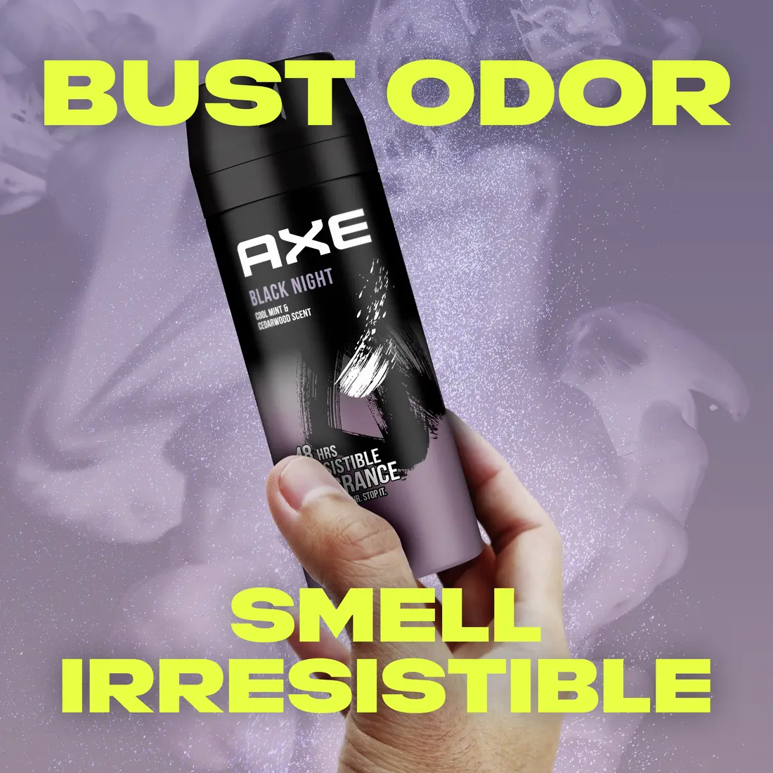 Axe Men Deodorant Body Spray for long lasting odour protection Black Night 150ml - view 3