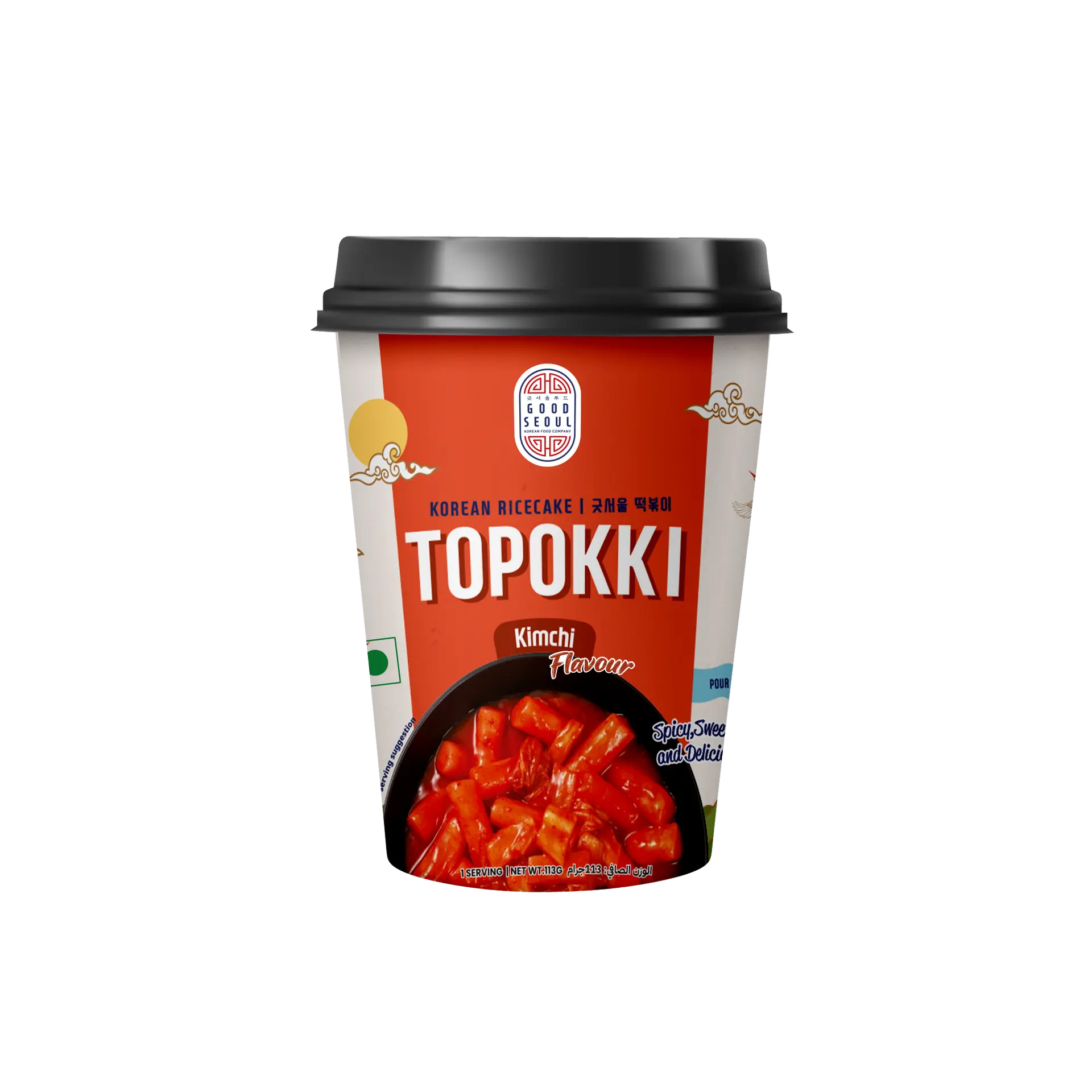 Good Seoul Korean Ricecake Topokki Kimchi 113 gm - view 3