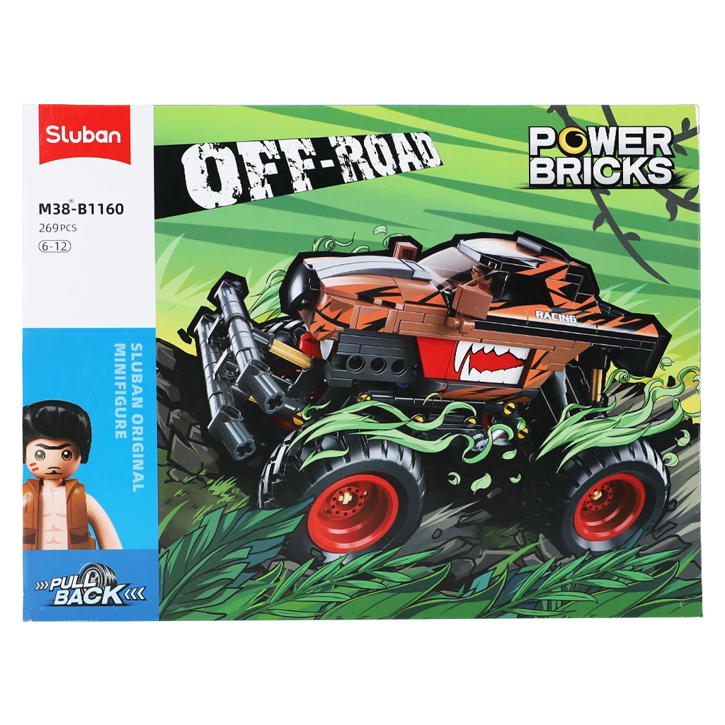 Sluban Orange Tow Truck 269 Pcs