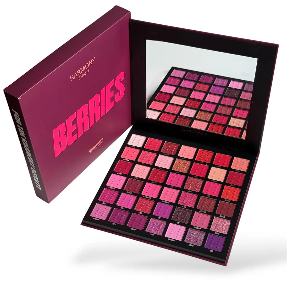 Harmony Beauty Eyeshadow Palate Berries 42 Colour - view 1