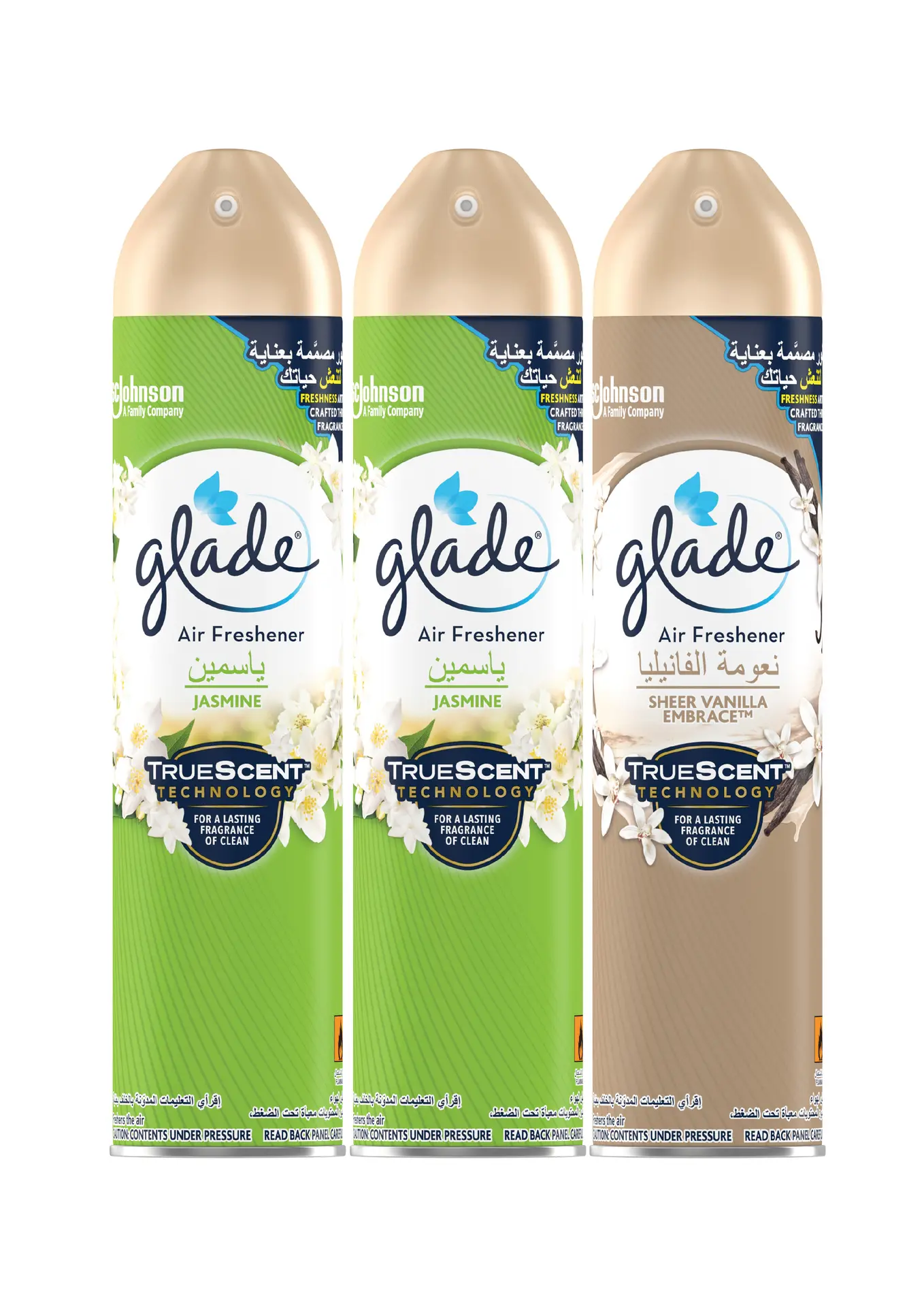 Glade Airfreshener Jasmine + Vanilla 300 ml 2+1 Free - view 1