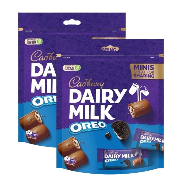 Cadbury Dairy Milk Oreo Minis Chocolate 145GmX2