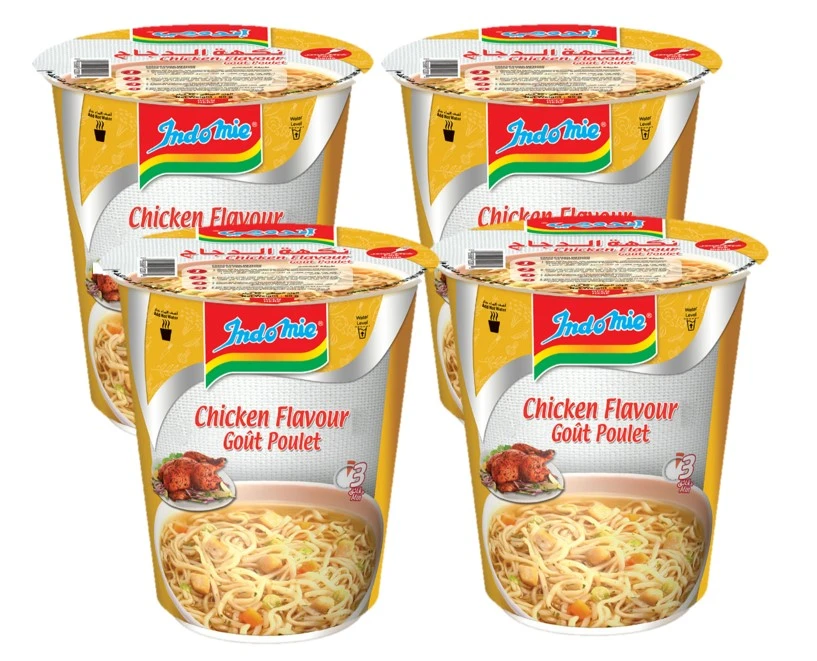 Indomie Instant Cup Noodles Chicken Flavour 60GmX4