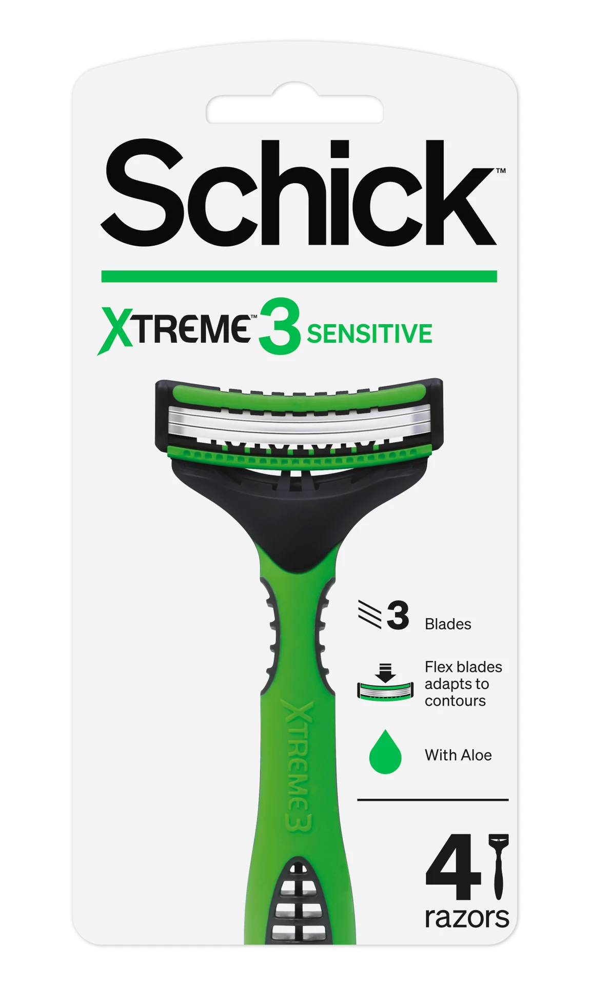 Schick Xtreme3 Sensitive  4PCS