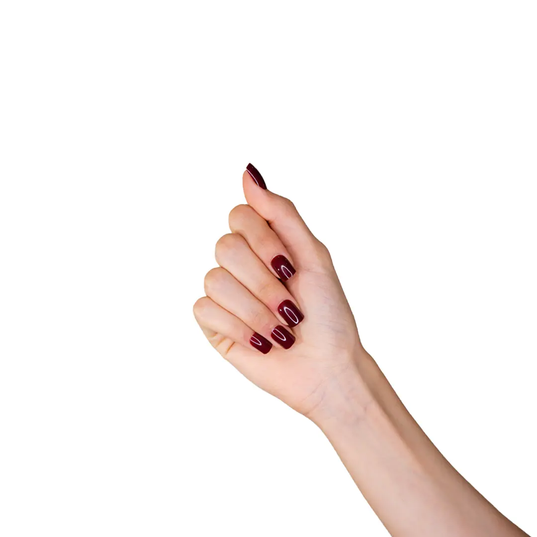 Loca Small Nails Natural Shape Brown Color N3 - view 4