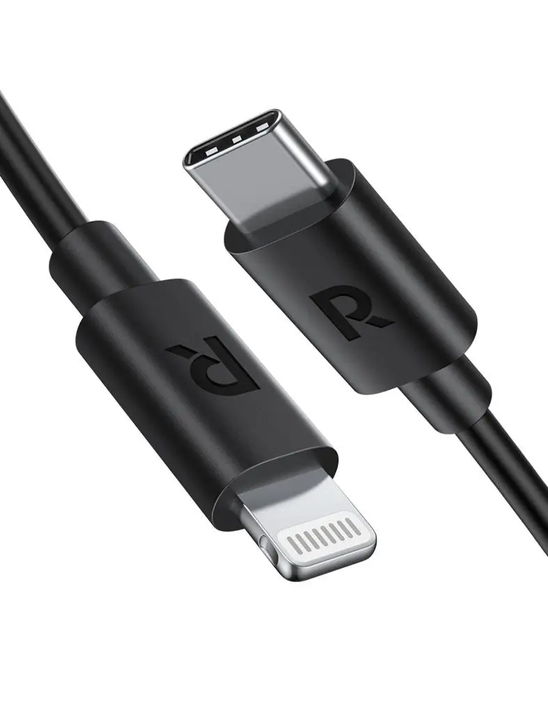 Ravpower Type-C Lightning Cable 2 M  Black - view 2