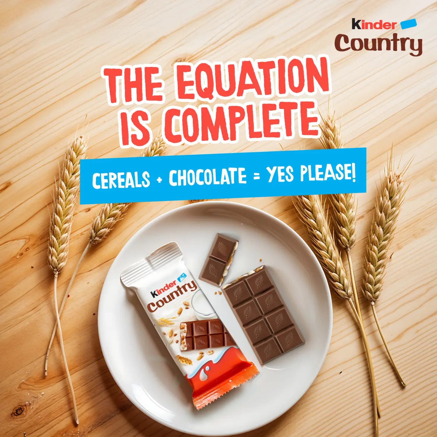 Kinder Country Milk Chocolate Bars with Milky Filling and Cereals Multipack 9 Bars 211.5 gm - view 7