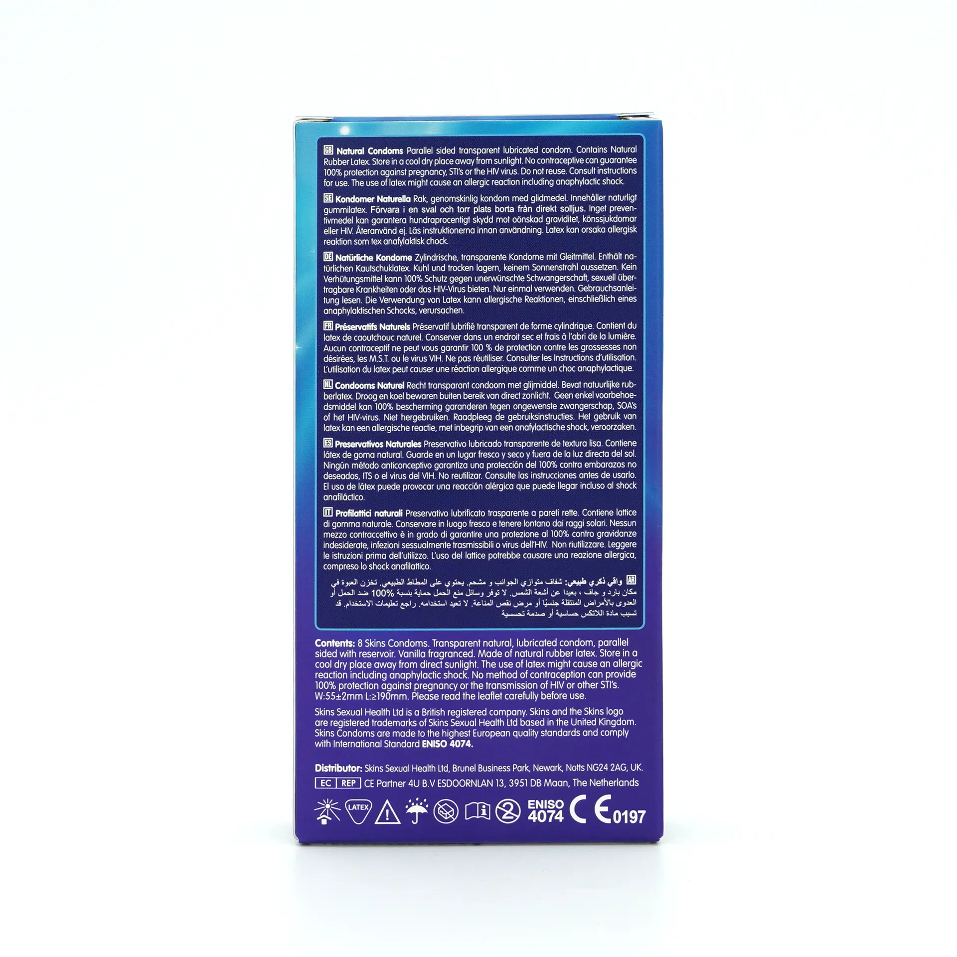 Skins Condom Natural 8 Pack - view 5