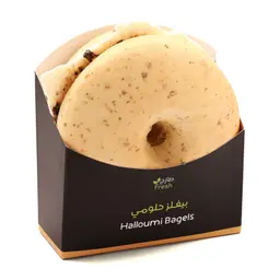 Halloumi Cheese Bagels