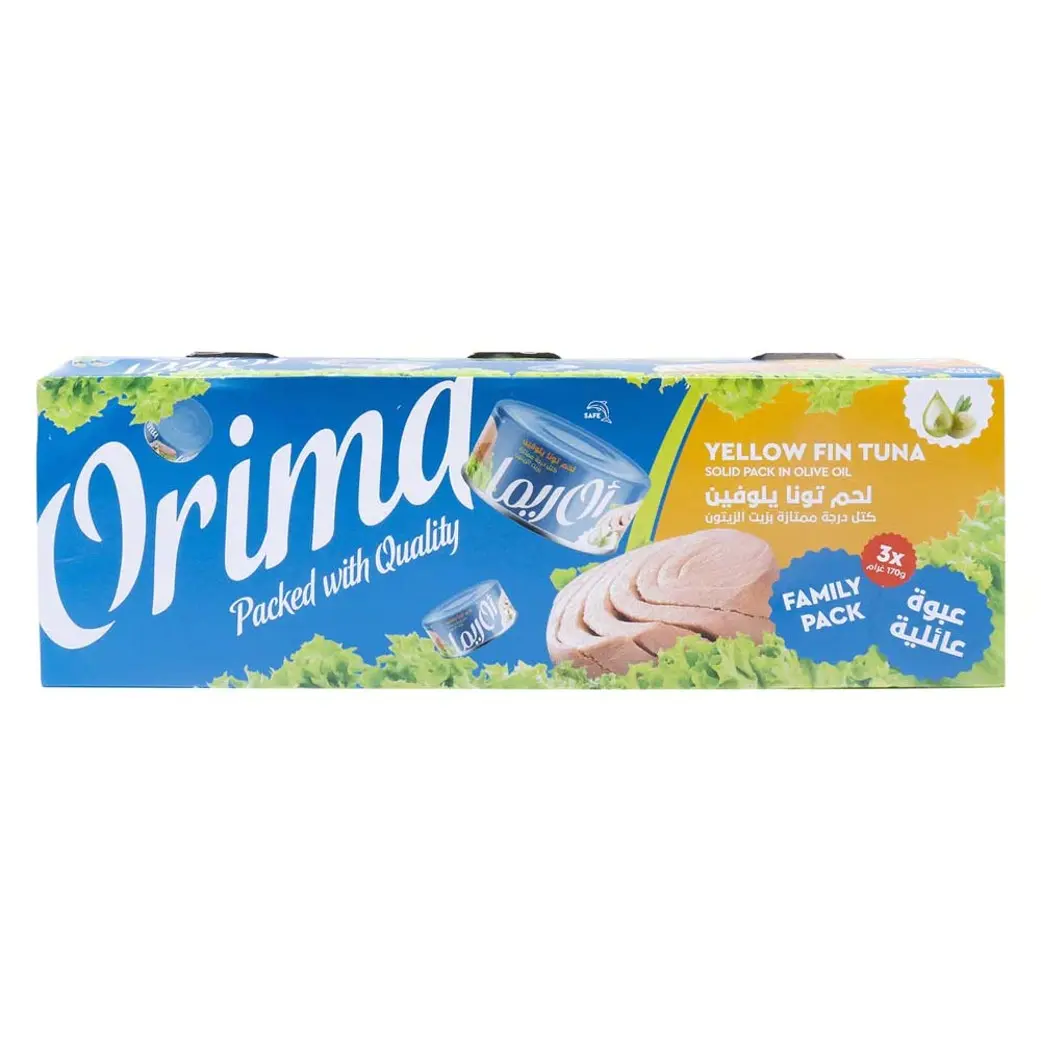 Orima Yellow Fin Tuna In Water 3X170G  - view 1
