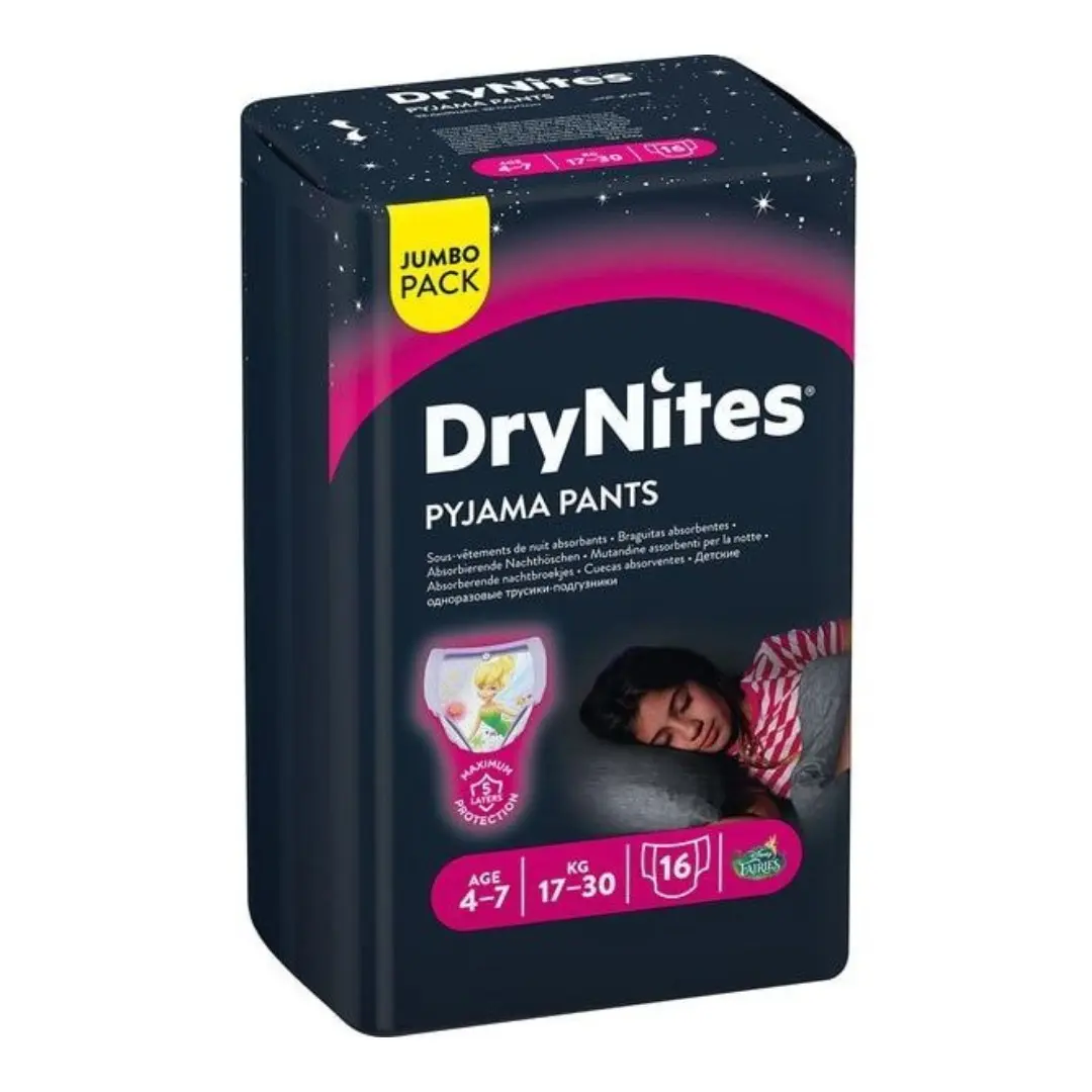 Huggies Drynites Pyjama Pants 17-30Kg Girls 16S - view 1