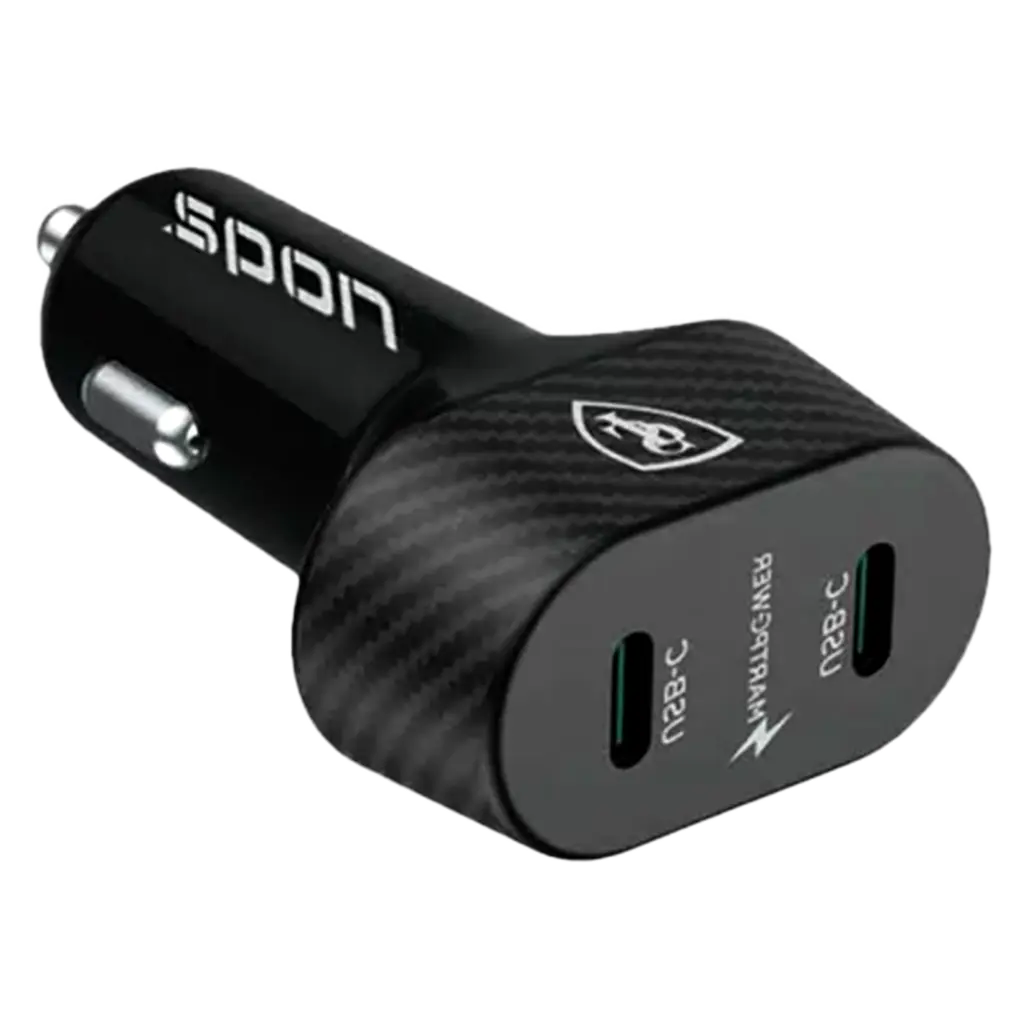 Spon Car Charger 60 W 2 Port Pd  - view 1