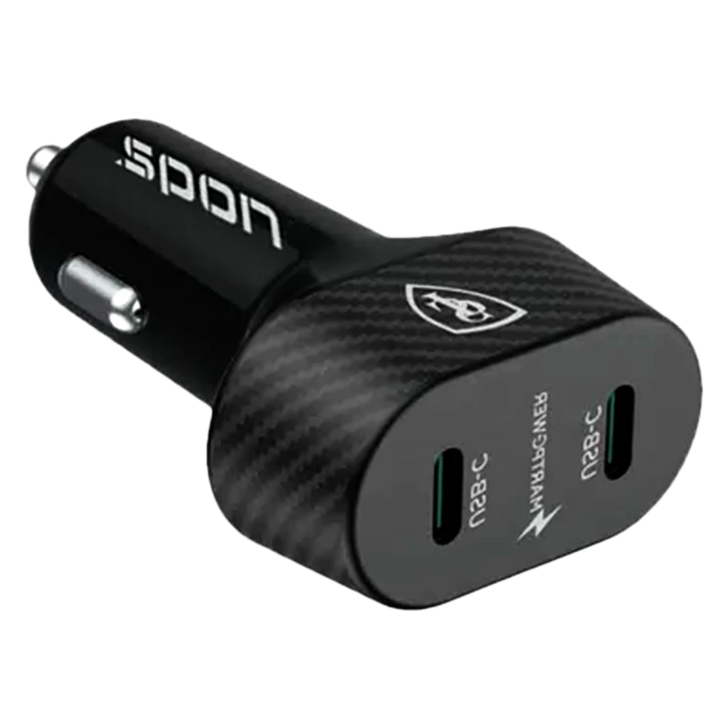 Spon Car Charger 60 W 2 Port Pd 
