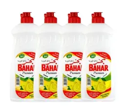 Bahar Premium Dishwashing Liquid Lemon 400MlX4