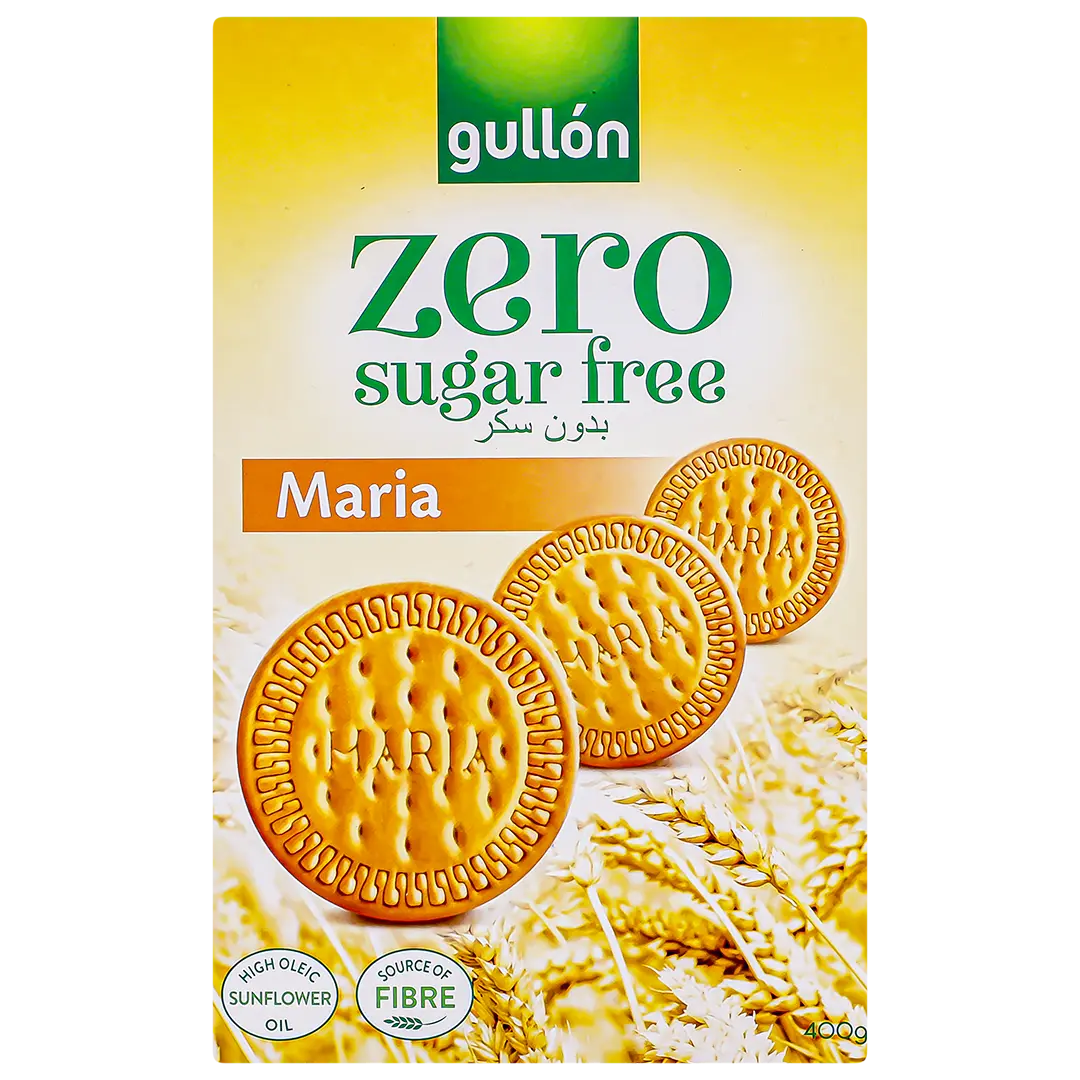 Gullon Zero Maria Biscuits No Sugar 400 gm - view 2