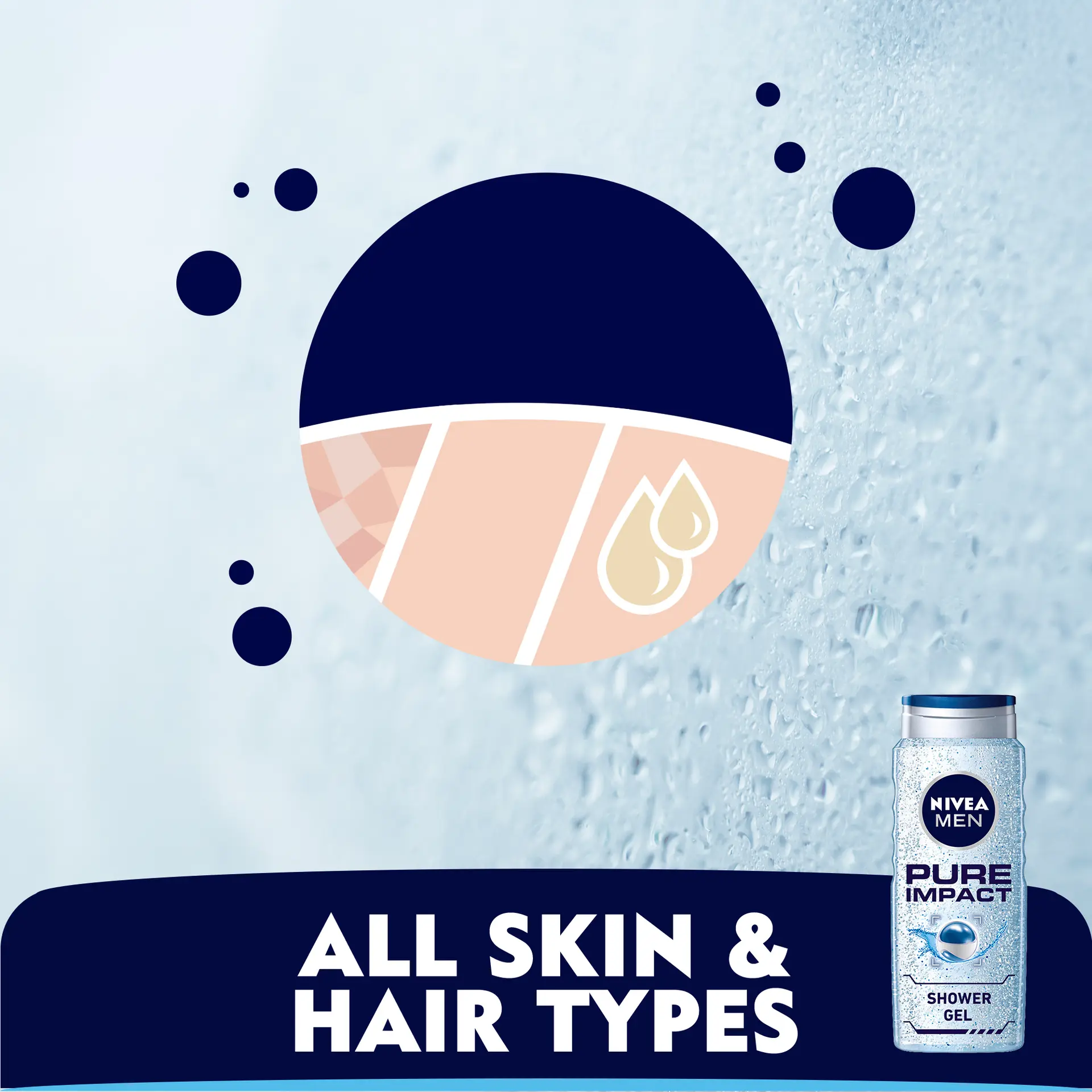 Nivea Shower Gel Pure Impact 500 ml - view 6