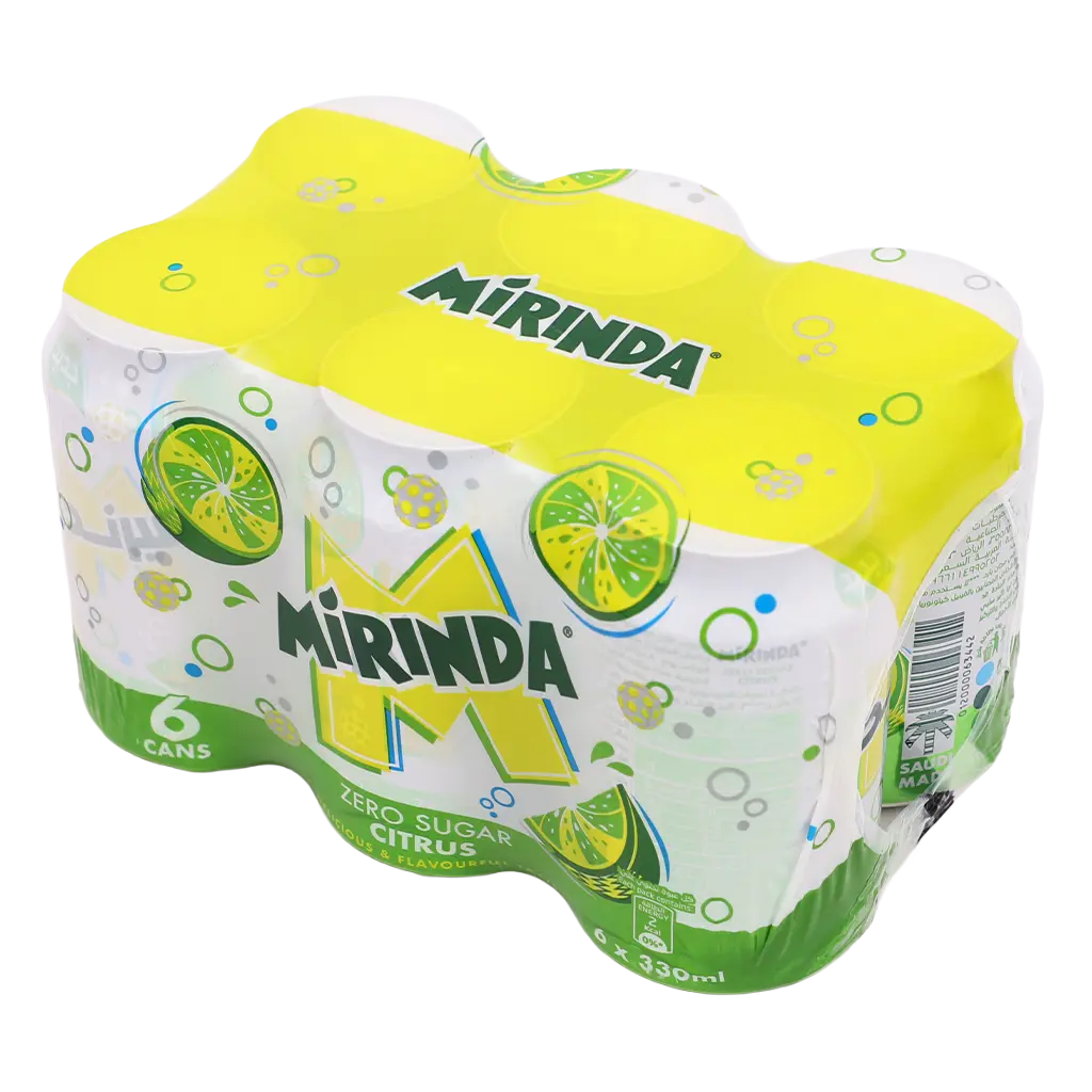 Mirinda Soft Drink Citrus Zero Sugar 6 pcs 330 ml - view 5
