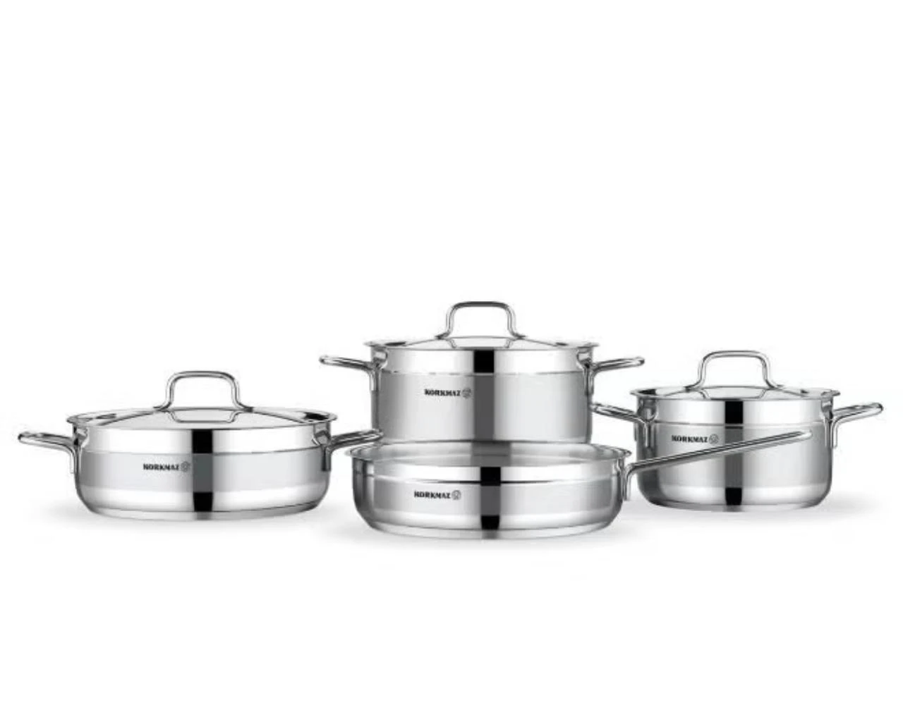Korkmaz Cooking Set Alfa 7 pcs 