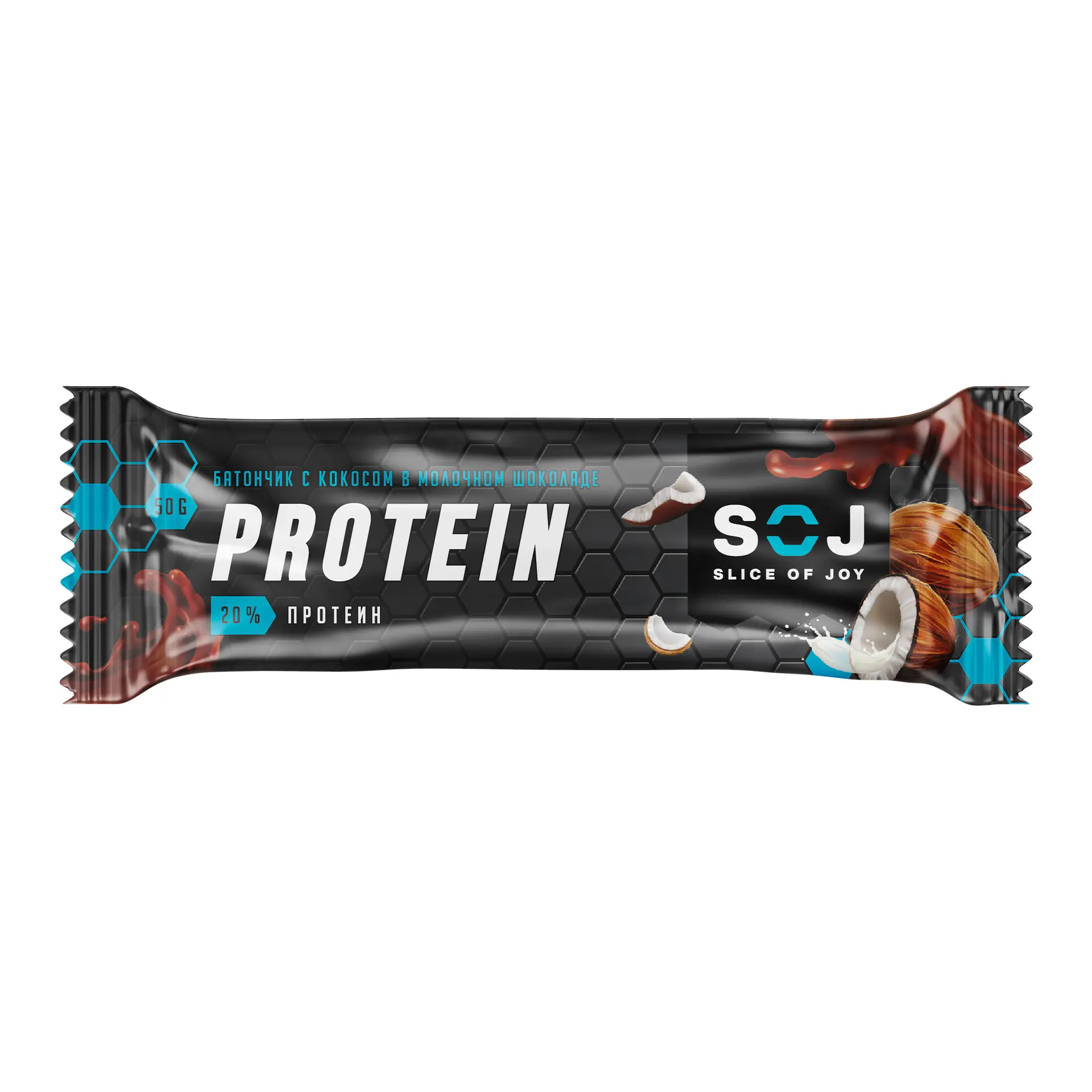 Soj Protein Bar Coconut 50 gm - view 1