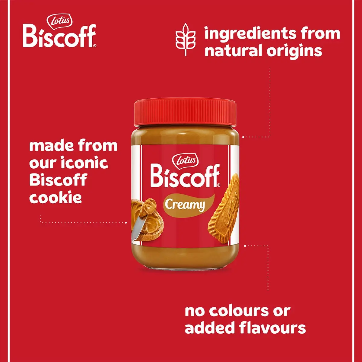 Lotus Biscoff Creamy Spread Jar 720 gm - view 6