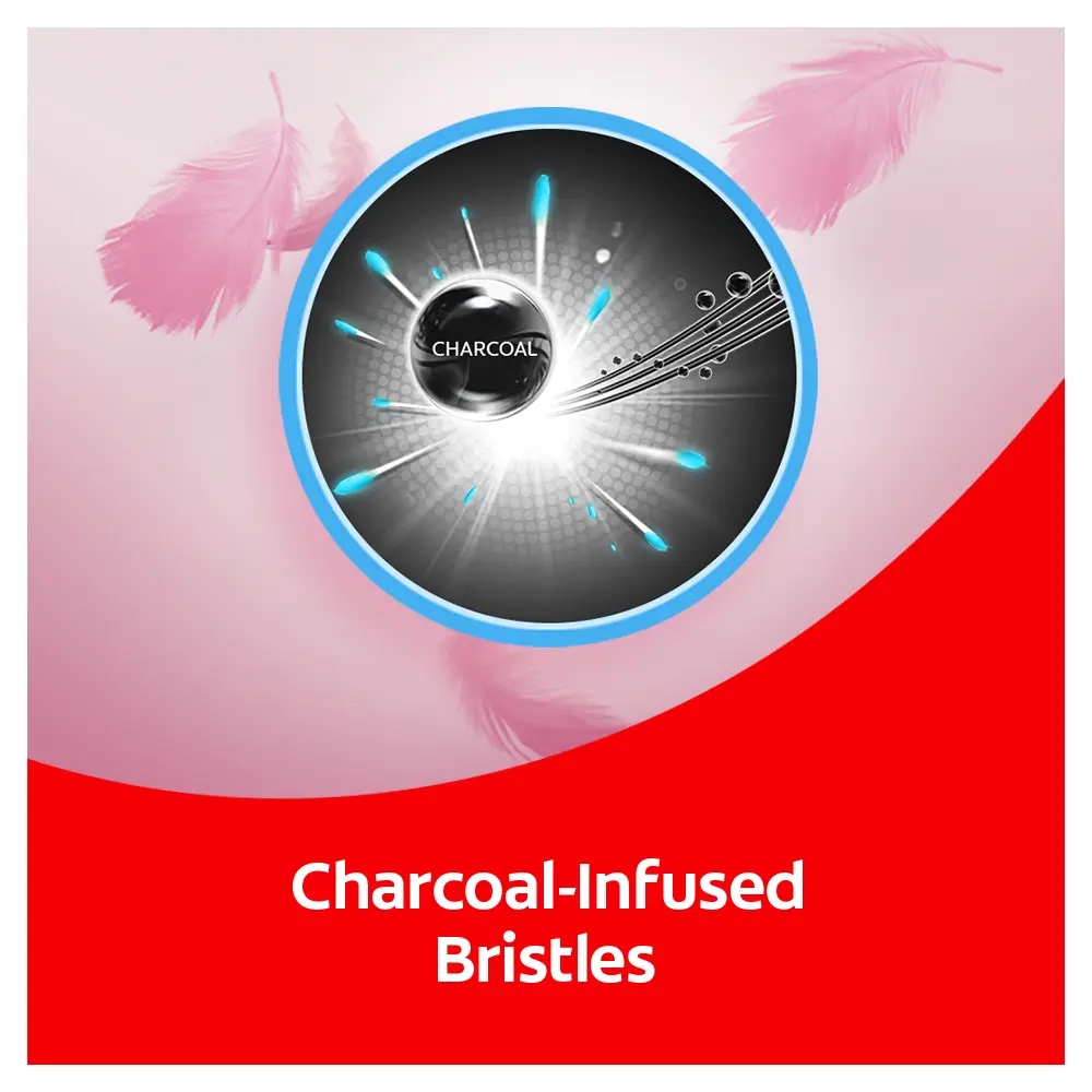 Colgate Slim Soft Charcoal Slim Bristles Toothbrush 2-Pack - view 6