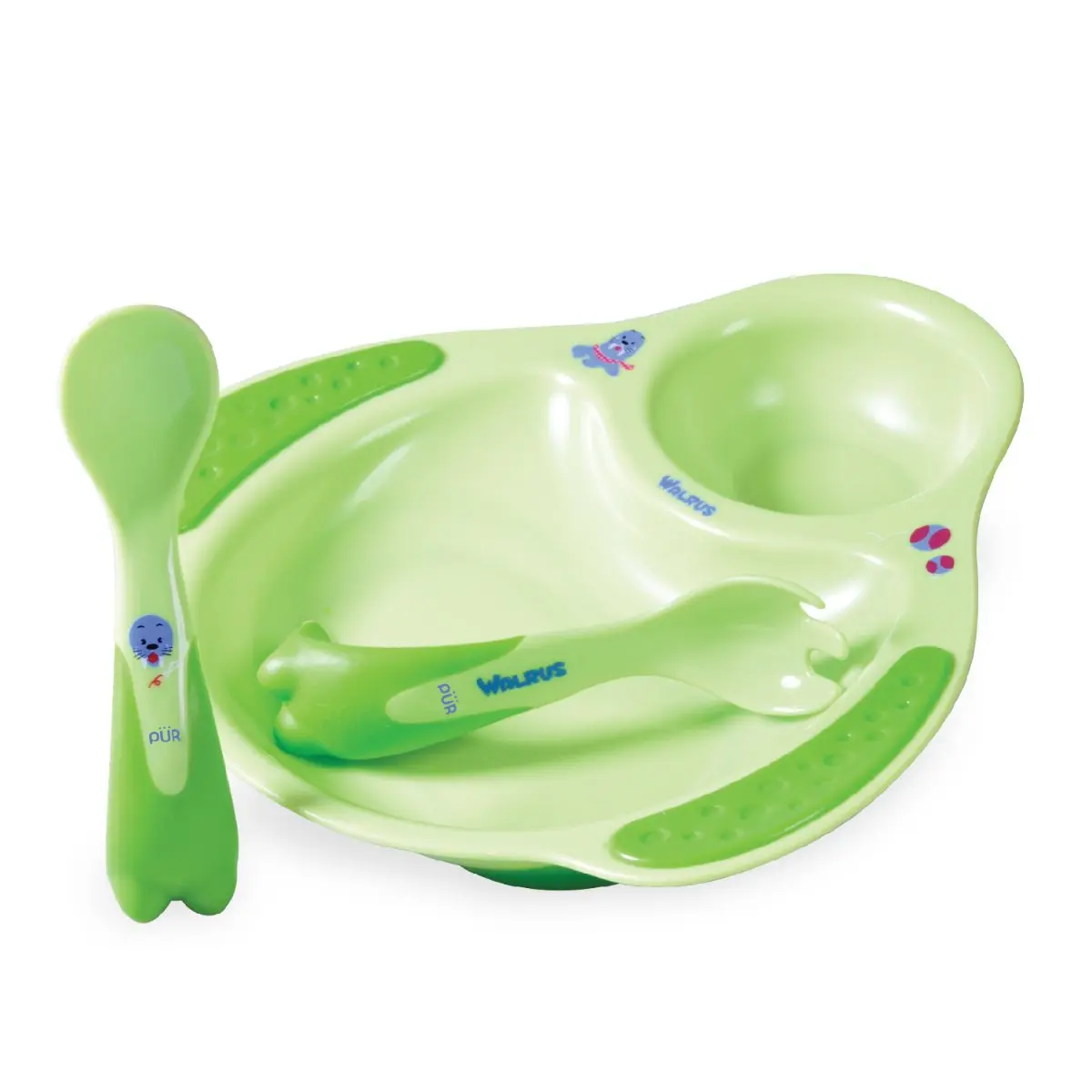 Pur walrus set plate and cutlery - view 4