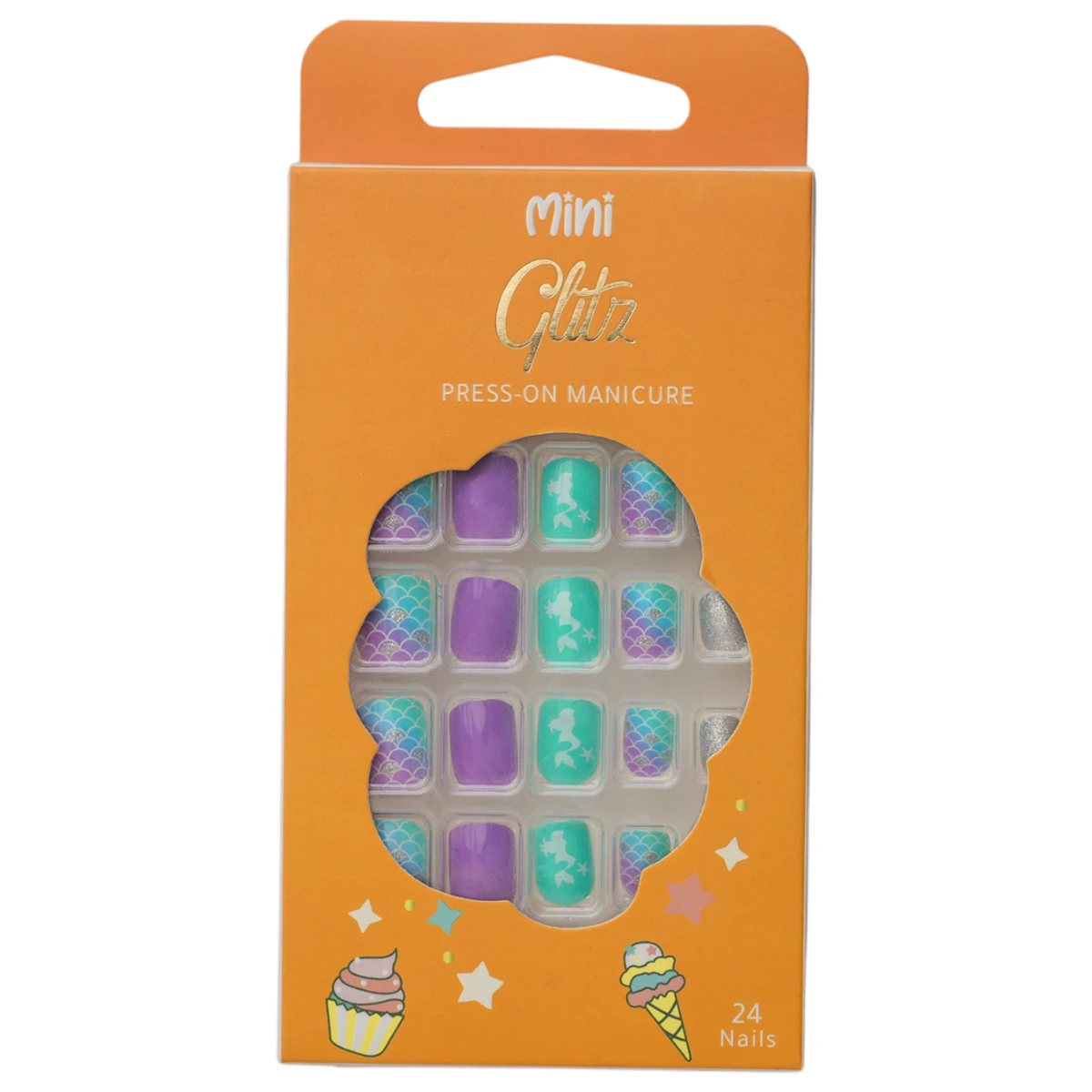Glitz Tiny Press on Nails Maremaid