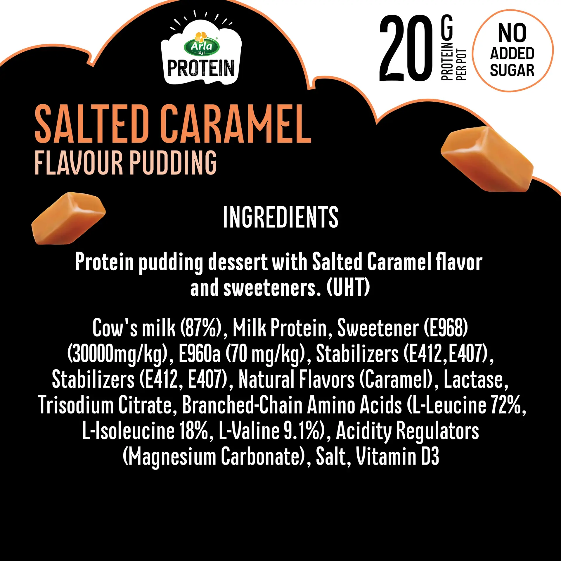 Arla Protein Pudding with Salted Caramel Flavor 200 gm - view 3