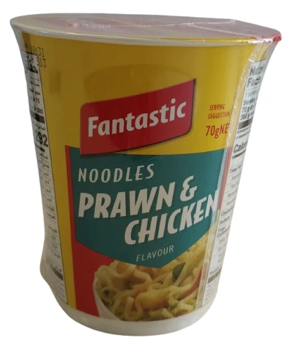 Fantastic Cup Noodles Prawn & Chicken 70 Gm