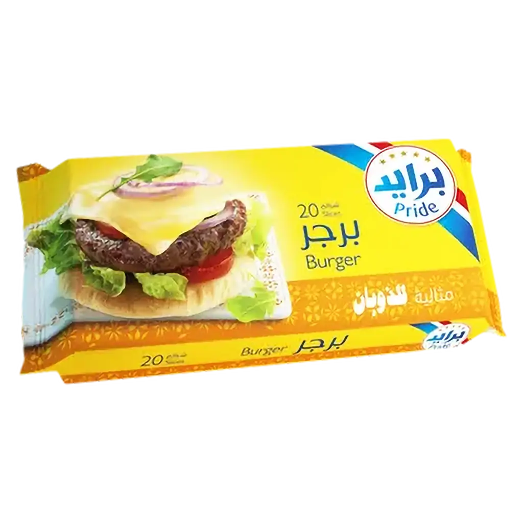 برايد جبنة شيدر شرائح برجر 400 جم - view 1