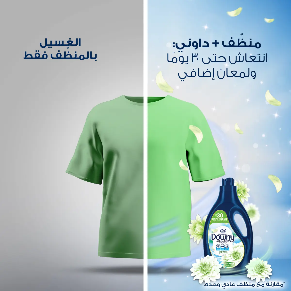 Downy All-in-One Concentrate Fabric Softener Spring Fresh 3 L - view 5