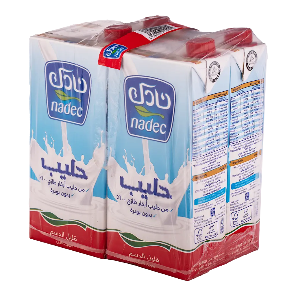 Nadec Uht Long Life Milk Low Fat 1LtrX4 - view 1