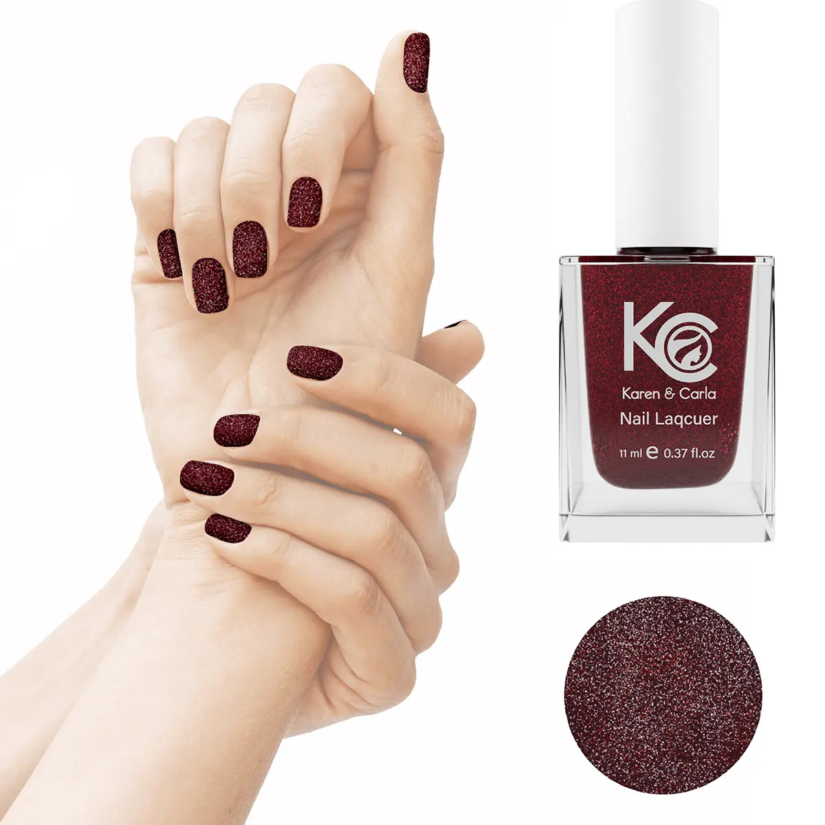 Karen And Carla Nail Lacquer Royal Burgundy 149 - view 3