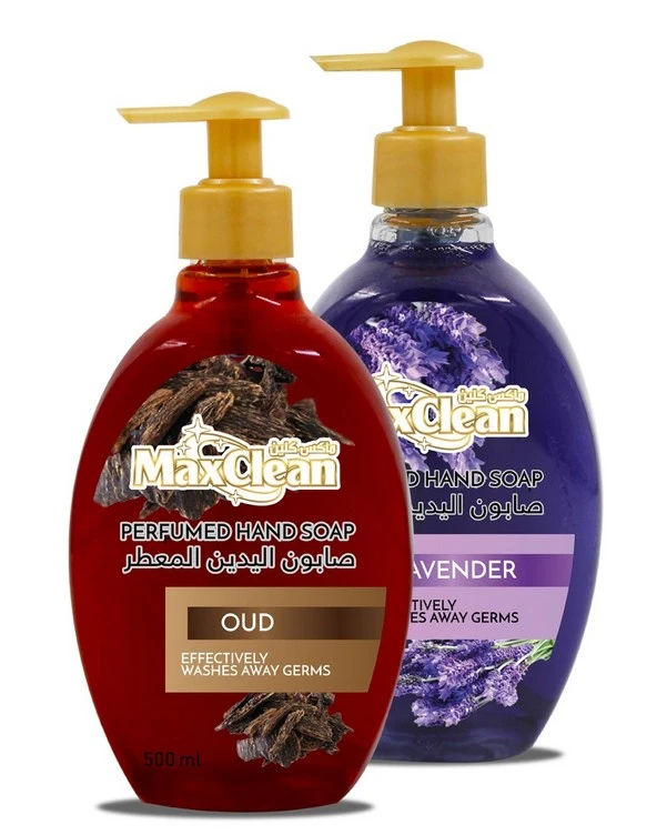 Maxclean Hand Soap Oud 500Ml + Lavender 500Ml